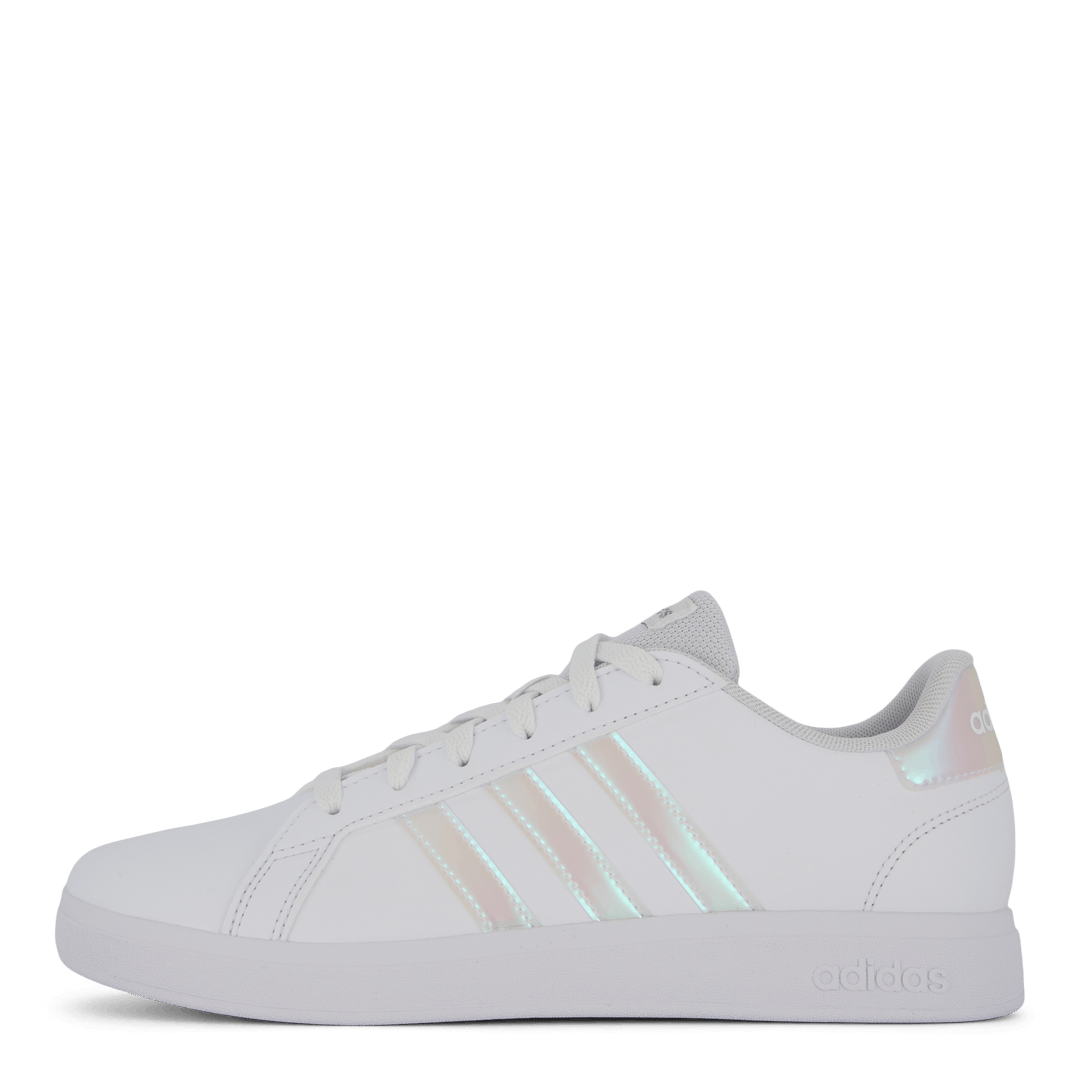 Grand Court Lifestyle Lace Tennis Shoes Cloud White / Iridescent / Cloud White