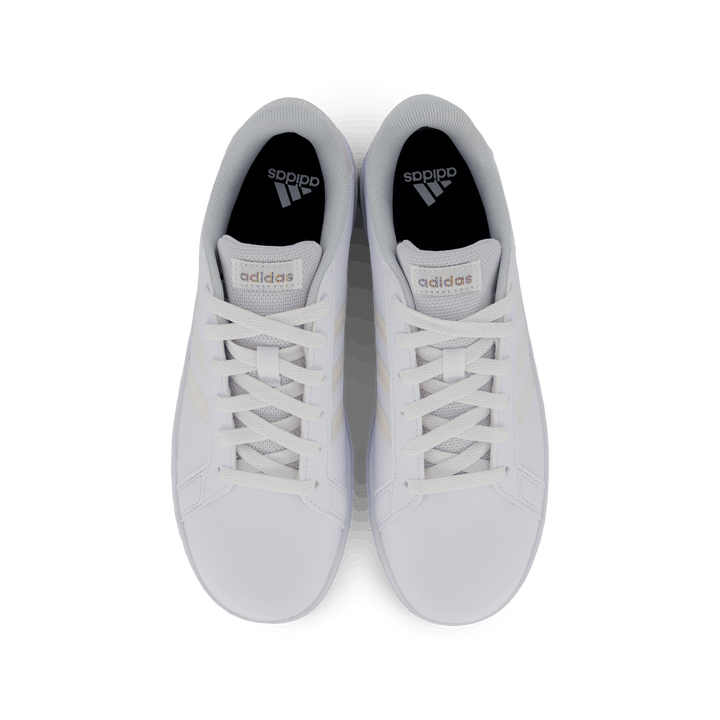 Grand Court Lifestyle Lace Tennis Shoes Cloud White / Iridescent / Cloud White