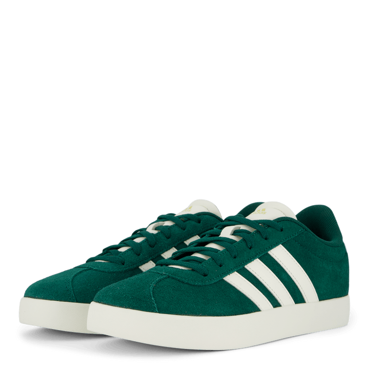 VL Court 3.0 Shoes Kids Collegiate Green / Off White / Gold Metallic