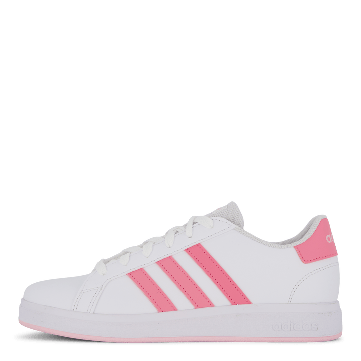 Grand Court Lifestyle Tennis Lace-Up Shoes Cloud White / Bliss Pink / Clear Pink