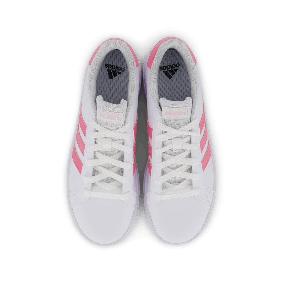 Grand Court Lifestyle Tennis Lace-Up Shoes Cloud White / Bliss Pink / Clear Pink