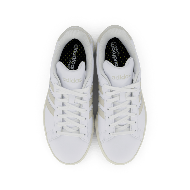 Grand Court Cloudfoam Comfort Shoes Cloud White / Aluminium / Off White