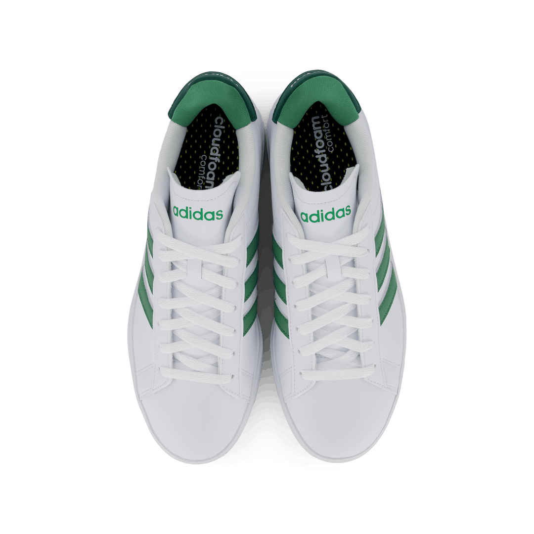 Grand Court 2.0 Shoes Cloud White / Prlogr / Cgreen