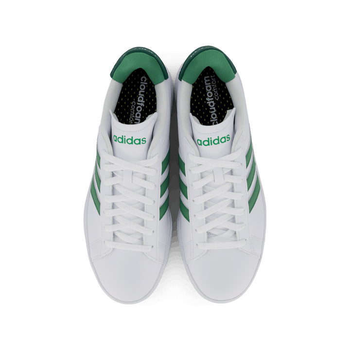 Grand Court 2.0 Shoes Cloud White / Prlogr / Cgreen