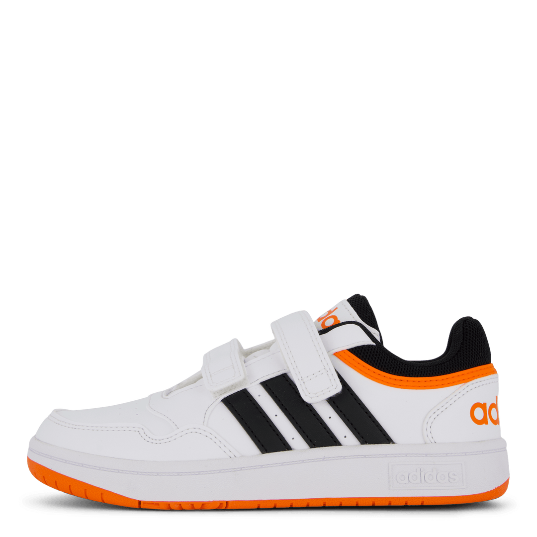 Hoops Lifestyle Basketball Hook-and-Loop Shoes Cloud White / Core Black / Impora