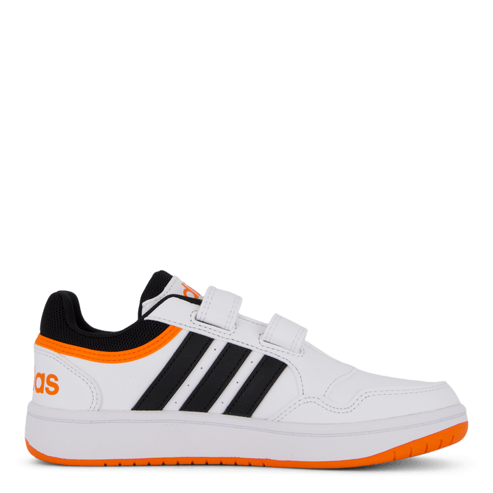 Hoops Lifestyle Basketball Hook-and-Loop Shoes Cloud White / Core Black / Impora