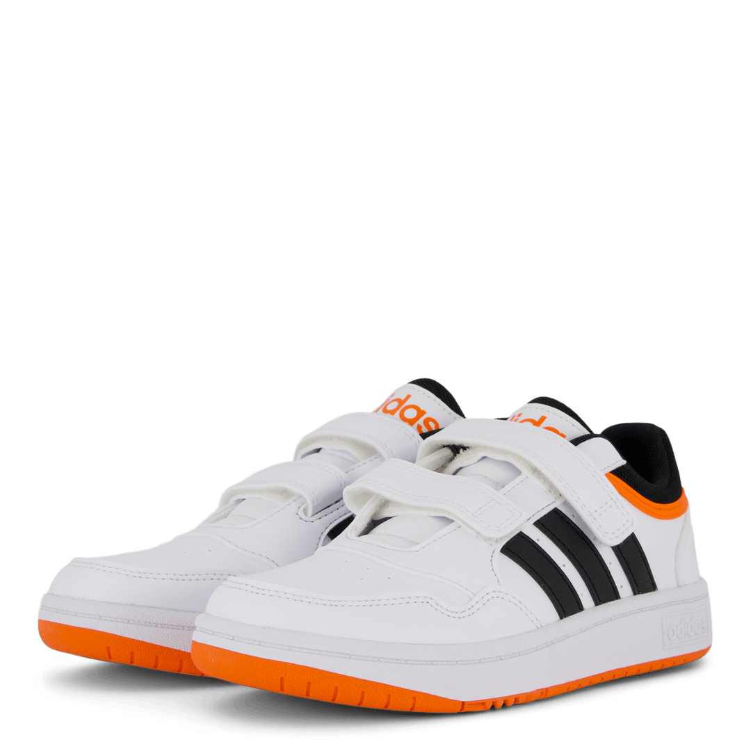 Hoops Lifestyle Basketball Hook-and-Loop Shoes Cloud White / Core Black / Impora