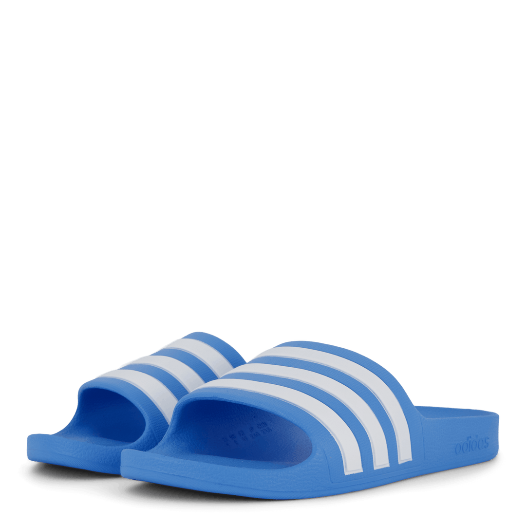 Adilette Aqua Slides Kids Blue Burst / Cloud White / Blue Burst