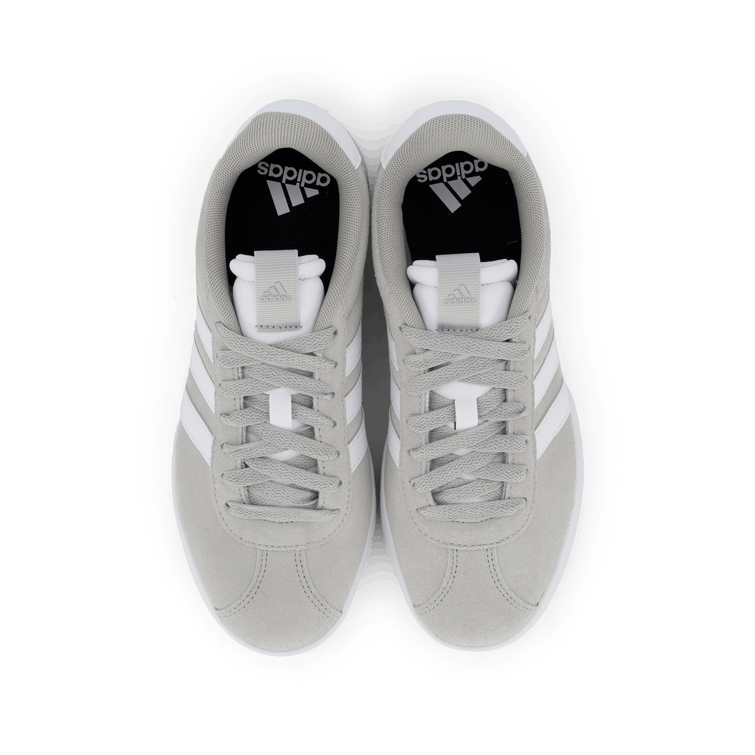 VL Court 3.0 Shoes Grey Two / Cloud White / Silver Metallic