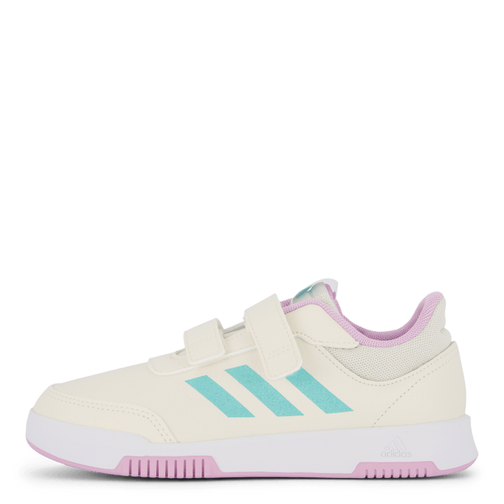 Tensaur Hook and Loop Shoes Chalk White / Semi Flash Aqua / Bliss Lilac