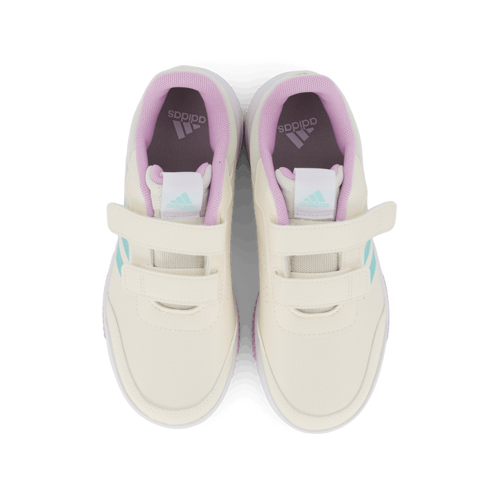 Tensaur Hook and Loop Shoes Chalk White / Semi Flash Aqua / Bliss Lilac