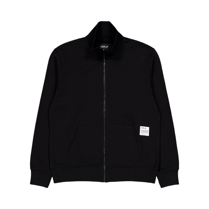 Maglione con zip integrale 098