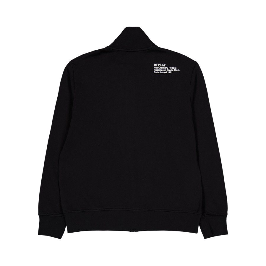 Maglione con zip integrale 098