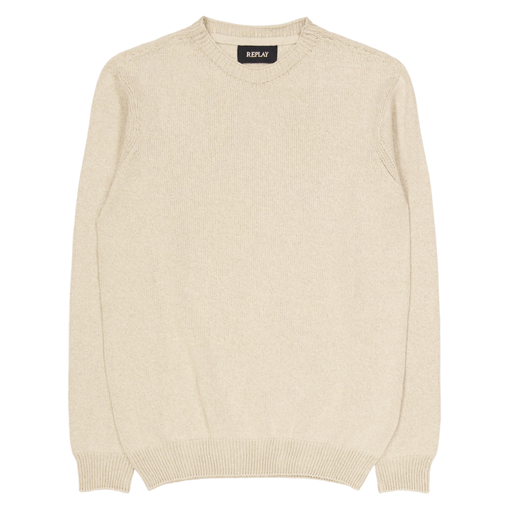 Maglione in maglia di cotone 756 Sandshell