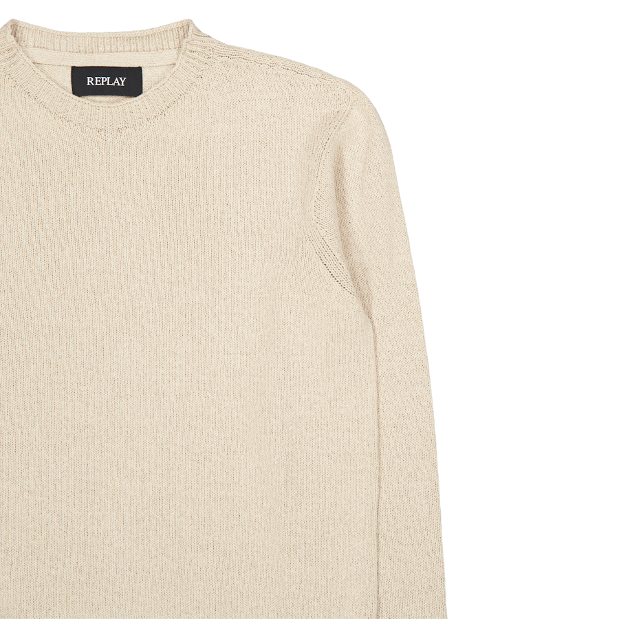 Maglione in maglia di cotone 756 Sandshell
