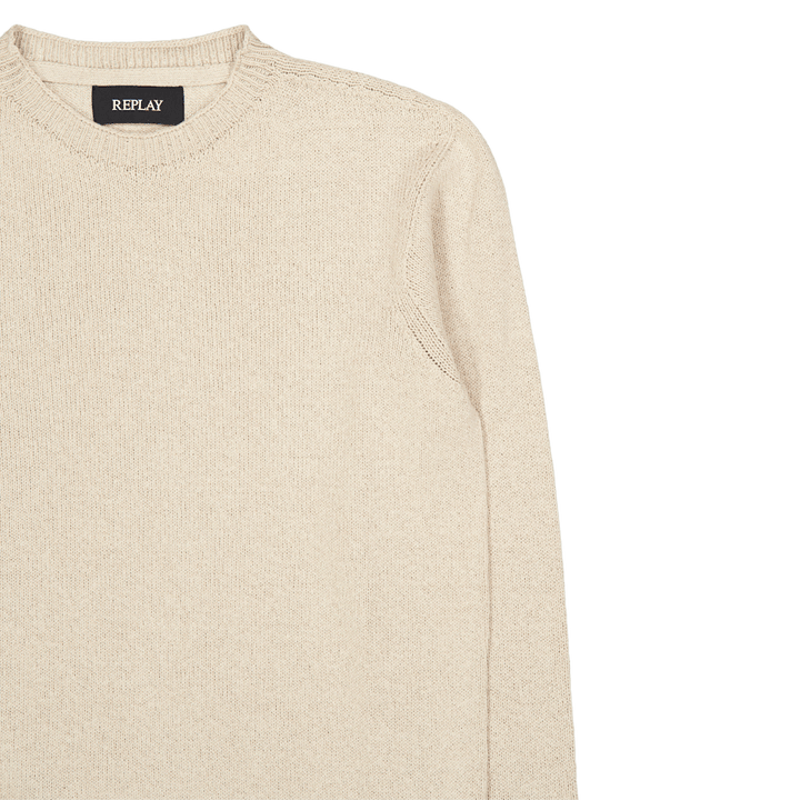 Maglione in maglia di cotone 756 Sandshell