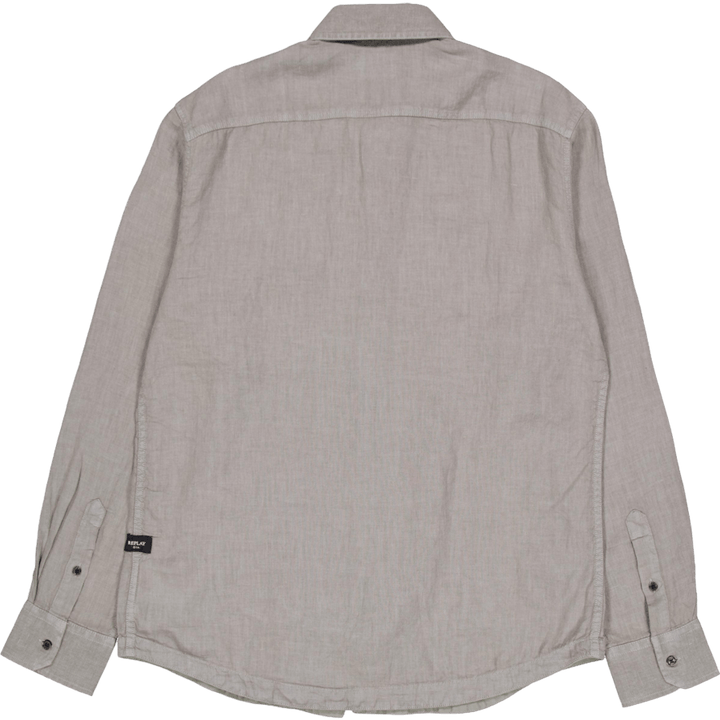 Replay Linen Shirt 705  Military
