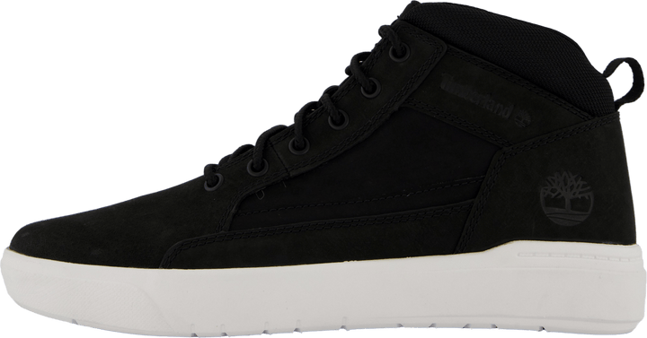 Mid Lace Up Sneaker Schwarz Nubuk