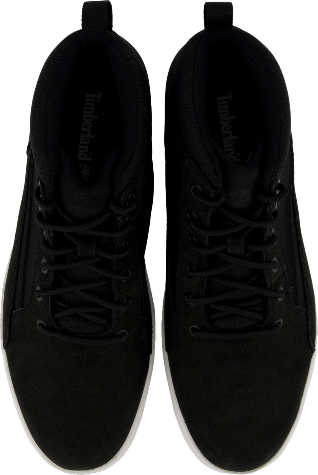 Mid Lace Up Sneaker Schwarz Nubuk