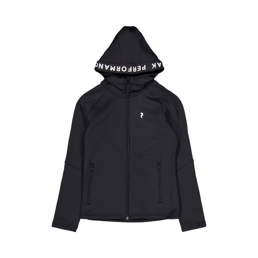 Jr Rider Zip Hood Black