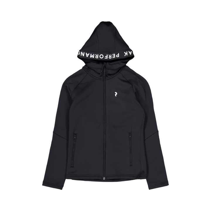 Jr Rider Zip Hood Black