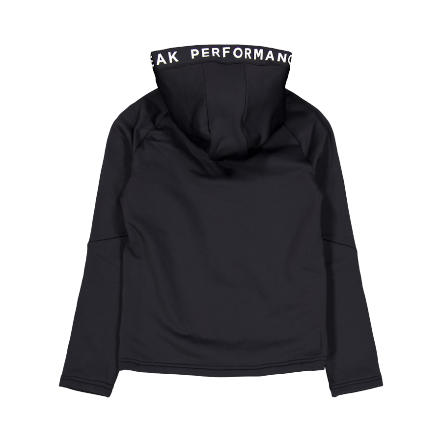 Jr Rider Zip Hood Black