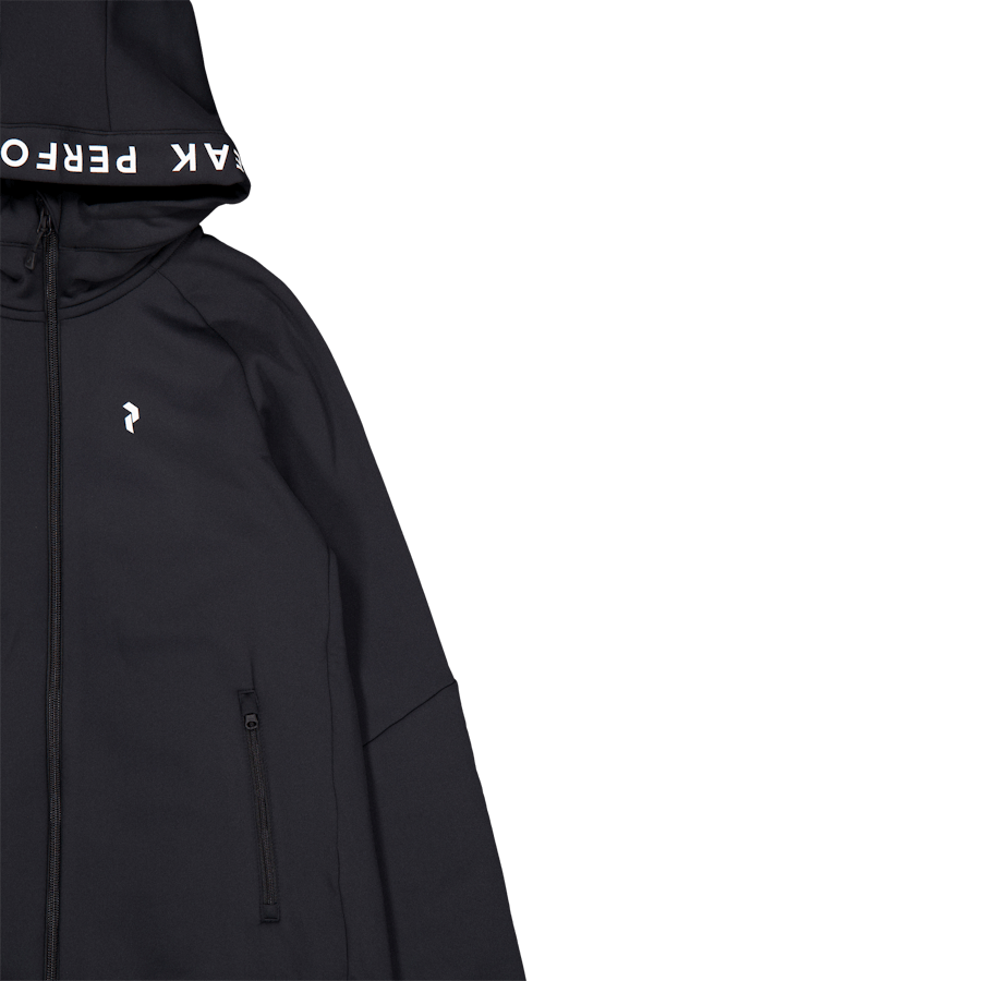 Jr Rider Zip Hood Black