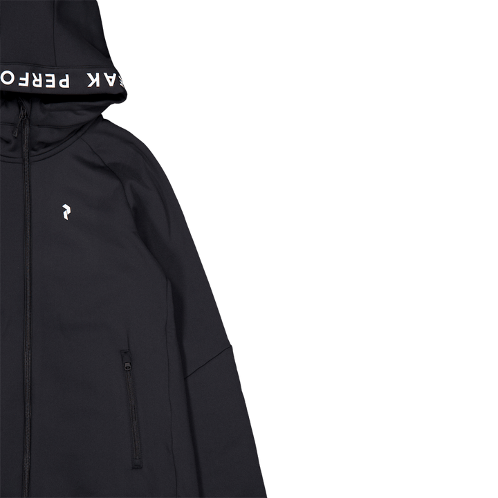 Jr Rider Zip Hood Black