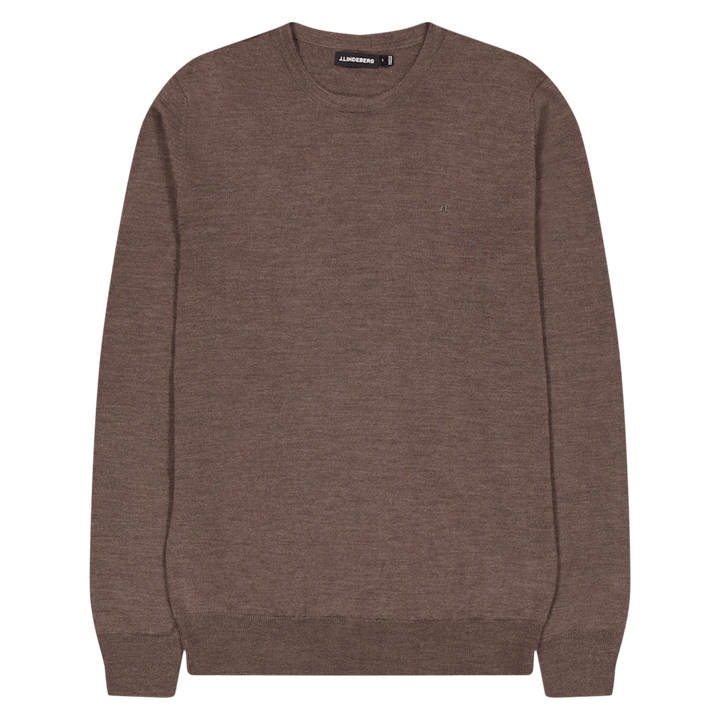 Lyle Light Merino Sweater E374 Walnut