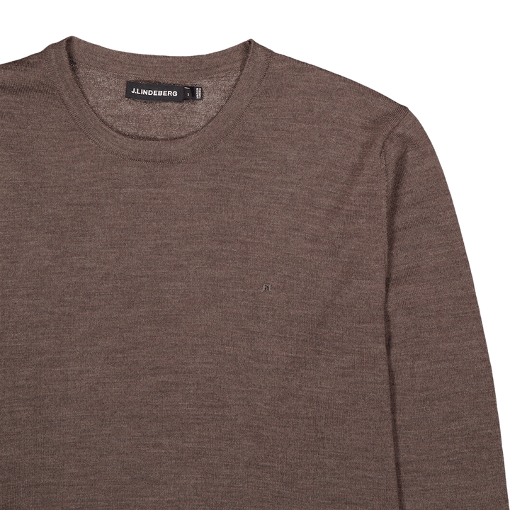 Lyle Light Merino Sweater E374 Walnut