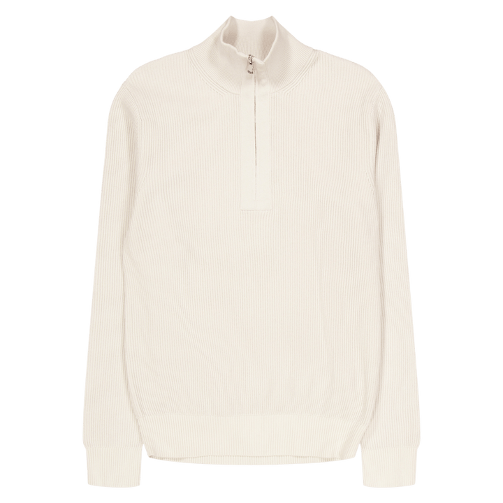 Alex Half Zip Strickpullover U029 Moonbeam