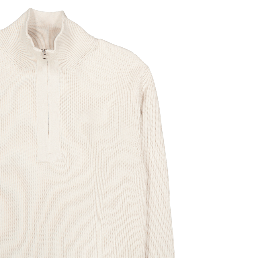 Alex Half Zip Strickpullover U029 Moonbeam