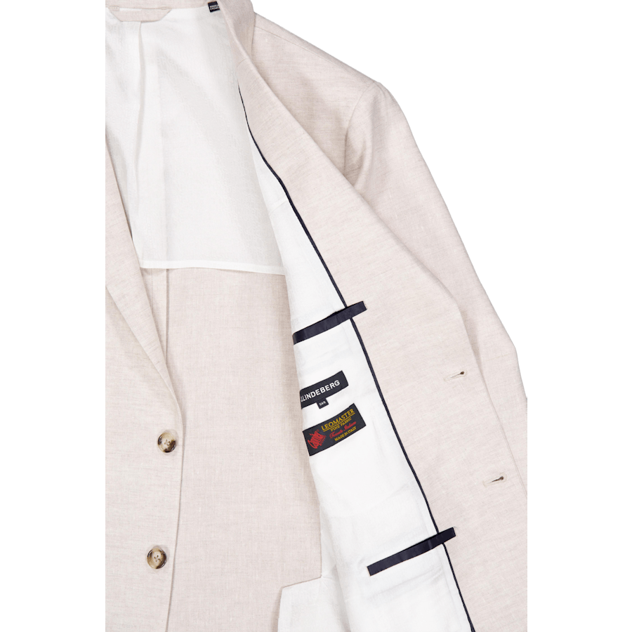 Hopper U Super pellavainen bleiseri U029 Moonbeam