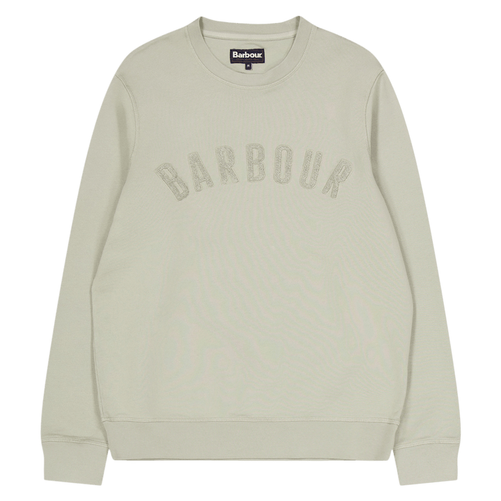 Barbour Wash Prep Logo Sweat Gy78 Forest Fog