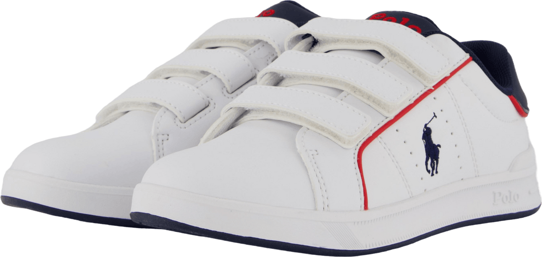 Heritage Court Iii Ez C-white Smooth/navy W/ Navy Pp