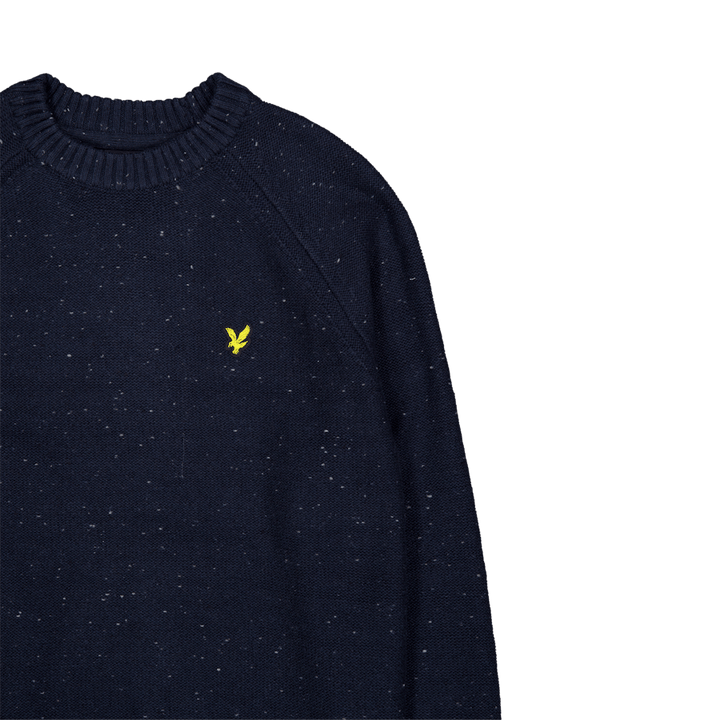 Raglan Donegal Crew Neck X081 Muddy