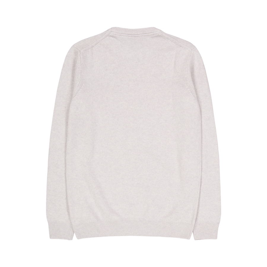 Crew Neck Lambswool Blend Jump X113  Marl