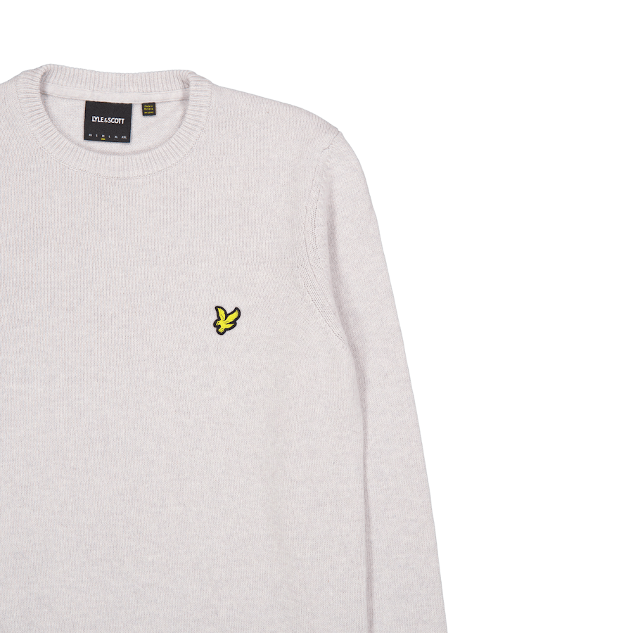Crew Neck Lambswool Blend Jump X113  Marl