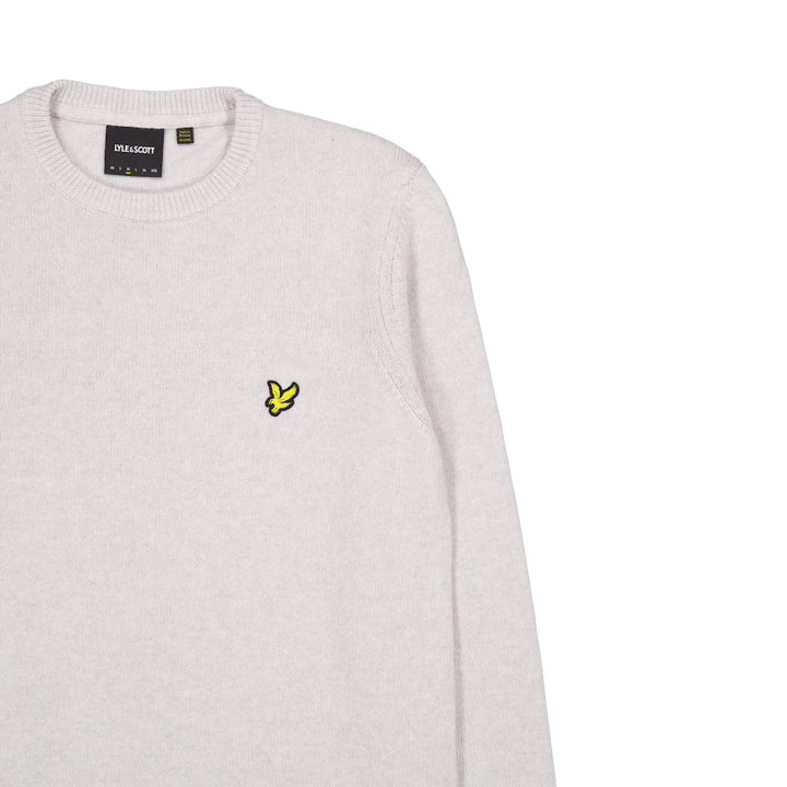 Crew Neck Lambswool Blend Jump X113  Marl
