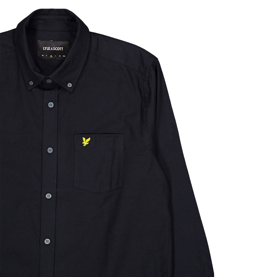Plain Flannel Shirt X087 Saddle