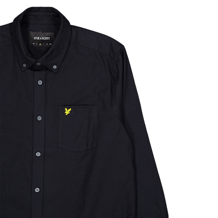 Plain Flannel Shirt X087 Saddle