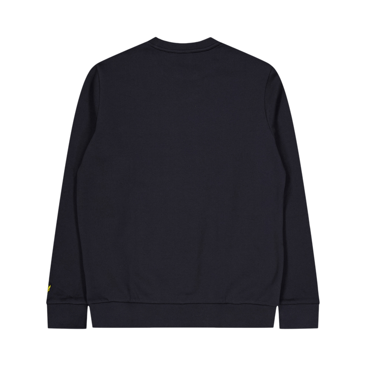 Embroidered Crew Neck Sweatshi X087 Saddle