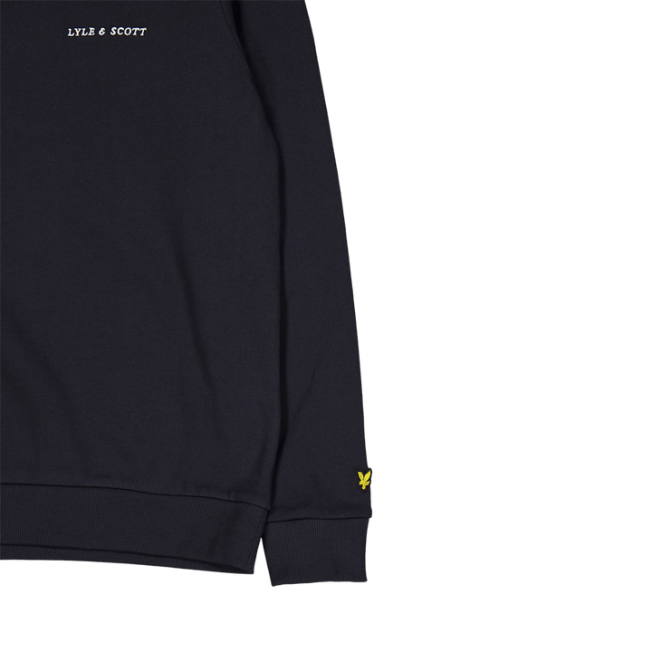 Embroidered Crew Neck Sweatshi X087 Saddle