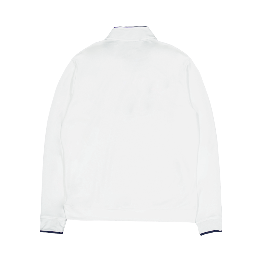 Lightweight Half-Zip Top White