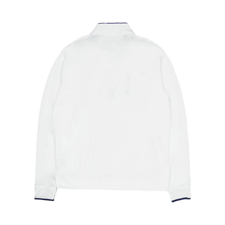 Lightweight Half-Zip Top White