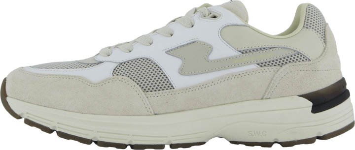Amiel S-strike Suede Mix White Ecru