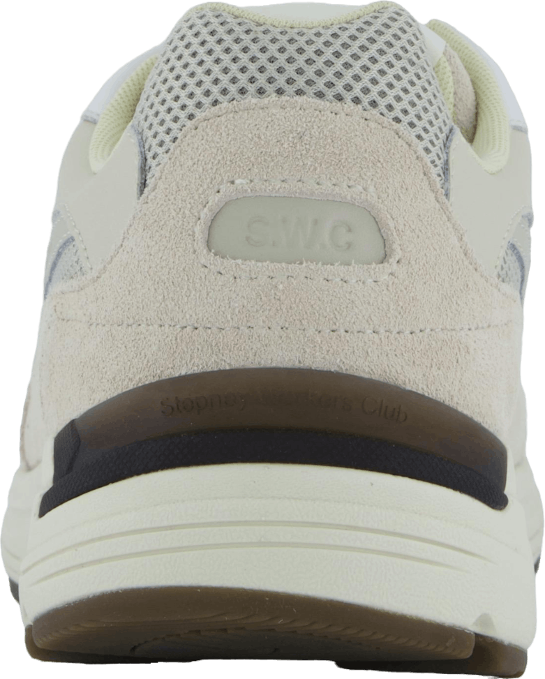 Amiel S-strike Suede Mix White Ecru