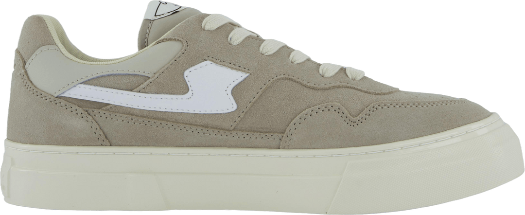 Pearl S-strike Suede Lt Grey & White