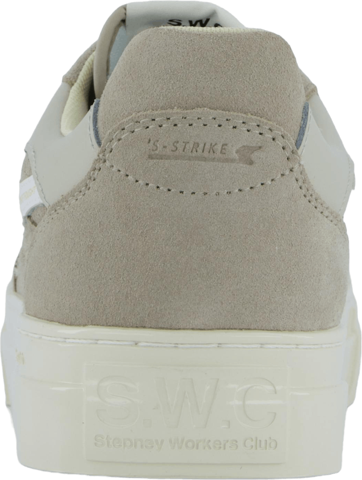 Pearl S-strike Suede Lt Grey & White