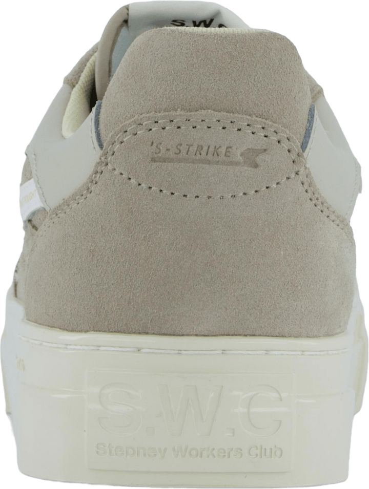 Pearl S-strike Suede Lt Grey & White